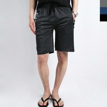 커플 남자여자 냉감 5부 지퍼 반바지