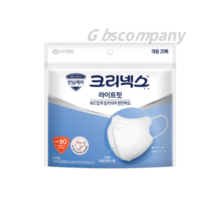 크리넥스 KF80 라이트핏 마스크 대형, 20개입, 10개, 0 White (화이트)