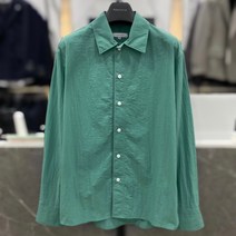 리버클래시 22F/W 그린 등판 아트웍 포인트 오버핏 점퍼형 셔츠 (LIW32902)