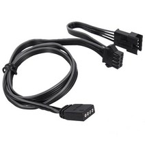 Cable 12V 4 핀 RGB 케이블 60cm PC 케이스 팬 LED 스트립 연장 바코드 Giga/Microstar/As 마더보드용 와이