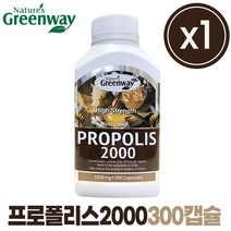네이쳐스그린웨이 고함량 프로폴리스 2000mg 300정(10개월분), 1개