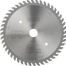 디월트 DWS520K전용 목공용 팁쏘 플런지쏘날 165x48x2.2T DT1090, 1개
