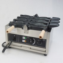아이스크림 붕어빵 기계 잉어빵 제조기 간식 틀 장사, 2구 풀세트 컴퓨터버젼