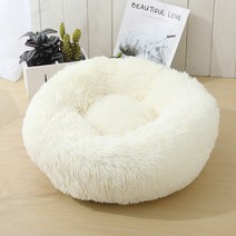 NEW 강아지침대 다용도 고양이침대 소프트 플리스 마약방석 양털원단 대형견방석 40CM-120CM, 화이트