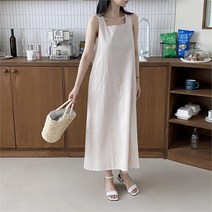 브이와이 VY 여자 마원단 임부 피서 슬릿 에이라인 롱원피스