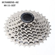 자전거 스프라켓 픽시휠 바퀴 시마노 스램 스프라켓 호환 12 11 10 9 8 7 단 선샤인 자전거 카세트 속도 카세트 자전거 스프로킷 237, 8단 11-32t