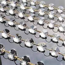 썬캐쳐 팔각 크리스탈 14mm 300g 벌크 대량 DIY 자개 샹들리에 모빌 만들기 투명 홀로그램 스팽글 물방울 AB 오로라 무지개 레인보우 키트 부자재 조명 램프 자개모빌 반짝, 투명-팔각(300g) 벌크 X 1팩