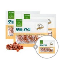 로얄캐닌 오늘간식 치킨대구큐브 300gX3개+1개 증정(치킨대..., 단품