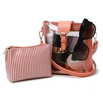 SG 투명비치백 pvc가방 미니 파우치 크로스백 20대 여자가방 투명백