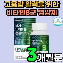 비타민 B1 20대 여성 아빠 40대 남성 B5 판토텐산 50대 B-COMPLEX 입안헐었을때 이뮨 피로 회복 B9 활성 콤플렉스 기력 고용량 비 복합체 수험생 영양제 추천