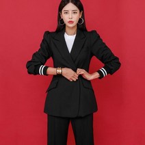 봄가을 겨울 슬림 재킷 캐주얼 패션 소매바지 단 조임 정장