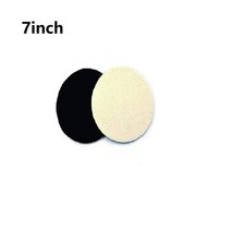 울펠트 폴리싱 패드 휠 세트 자동차 드릴 페인팅 수리 10mm 1-7 인치, 06 7 inch180mm