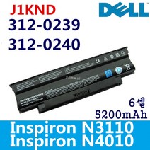 DELL N4010 노트북 배터리 07XFJJ UM9 Inspiron N5010D N5050 312-0234(4010-D370HK) (4010-D370TW)