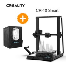 목업제작 3D프린터 CREALITY CR-10 스마트 3D 프린터 인쇄 크기 지능형 자동 레벨링 필라멘트 내장 WiFi 4.3인치 터치 스크린 300x300x400mm, 협력사, 인클로저 추가