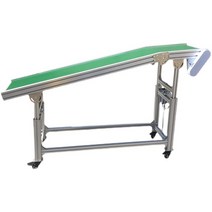 컨베이어벨트 라인 자바라 고소작업대 팔레트 벨트 리프트 카트 미니 구루마 택배 대차, 01.유형A(평행)1미터길이, B.400