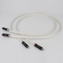 하이 엔드 8AG 실버 도금 OCC 16 가닥 오디오 케이블 WBT RCA 플러그 HIFI TO, 05 1m