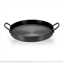 식당 업소용 원형 야채 볶음 경질닭갈비팬 닭갈비판, 경질 특닭갈비팬 400*55*6t(중)