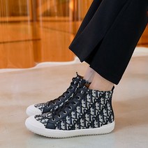 쌈지하이탑스니커즈 케주얼화 스니커즈 옆지퍼 논슬립