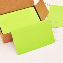 생일축하카드 팝업카드 메세지 세트빈티지 빈 카드 DIY 인사말 카드 낙서 단, 04 green