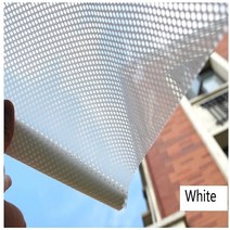 단열필름 창문 유리창접착제로 자체 접착 메쉬 프라이버시 룸 어둡게 스티커 홈 오피스 용, 하얀, 45x100cm