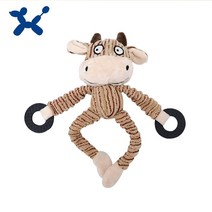 차밍펫 강아지 치발기 장난감 애착인형 튼튼한 골덴 원단 경제형, 긴팔이 소 (골덴)