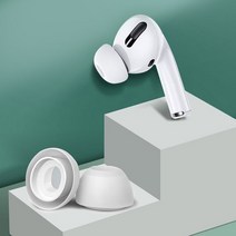 에어팟 프로 호환 이어팁 이어폰 고무 실리콘 팁 1쌍, M