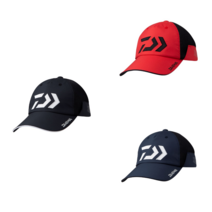 다이와 모자 낚시 글라스 홀드 하프 메쉬 캡 3종 남성, 레드