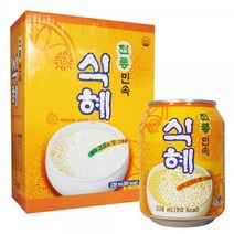 일화 민속식혜 238ml x 24캔 식혜캔 식혜 음료수, 24개
