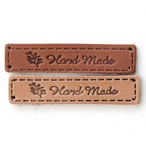 [니트박스 뜨개실] 나뭇잎 핸드 메이드 라벨 뜨개질도구, 베이지