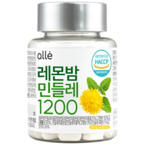 민들레 추출물 레몬밤 1200 단델리온 알레 600mg x 60정, 10개