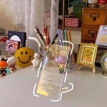 보보# 태블릿 스마트폰 아이패드 아크릴 투명 거치대, 1개