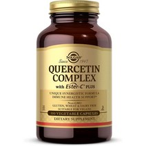 솔가 브로멜라인 퀘르세틴 복합체 500mg 100비건캡슐 케르세틴, 100정