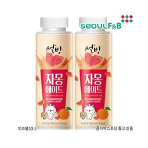 설빙 자몽에이드 과즙음료 250ml 12개 1박스, 상세페이지 참조, 상세페이지 참조