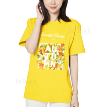 아이엠스톡 110-3XL 뷰티플 플라워 13 한국 korea 남여공용 티셔츠