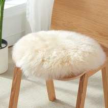 밍크 양털 러그 모피 의자 매트 원형 방석 가죽 양털카페트 퍼러그 사계절