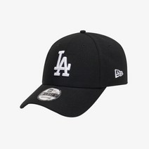 뉴에라 베이직 MLB LA다저스 볼캡 블랙 12836258, 없음
