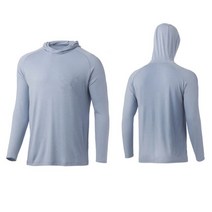 낚시복 Huck 낚시 셔츠 의류 자외선 후드 어부 Kamisa Depesca 남성 긴 소매 T-shirt50, [01] XS, [05] 5