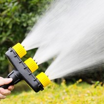 서후네 트리플 스프링쿨러 헤드 초강력 분사 호스헤드 정원 물뿌리기, 1.5in, 1개