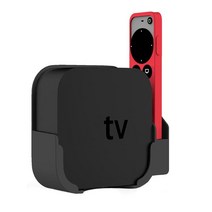 셋톱 TV 박스 브래킷 그립 홀더 스탠드베이스 Apple 4 K 2-6th Drop Shipping Hot 용 스토리지 설치 용이, [02] Black