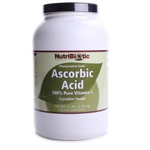 뉴트리바이오틱 아스코르브 애시드 퓨어 비타민 C 파우더, 2.26kg, 1개