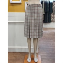 BCBG 세이브존01 체크 맞주름스커트 B2C8S221