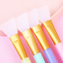 PKFARM 1+1 실리콘 소재 마사지 팩브러쉬 팩붓 브러시 다용도 멀티팩 브러쉬, 랜덤 발송 1+1