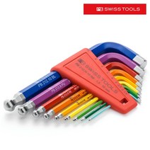 명품 피비스위스툴 212H 10 RB CN 레인보우 볼 L렌치 세트 PB SWISSTOOLS 툴보이