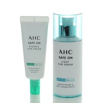 AHC 세이프온 라이트 선세럼 SPF50+ PA++++ 40ml + 에센스 선크림 SPF50+ PA++++ 20ml 세트, 6세트
