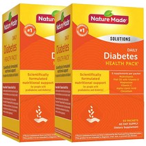 Nature Made 네이쳐메이드 당뇨 건강 Diabetes Health 60패킷 X2팩