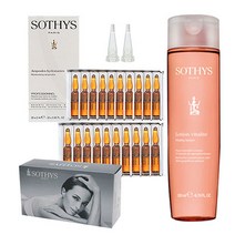 소티스 수분 앰플 2ml 20개+소티스 수분토너 200ml+화장솜+안전캡2개
