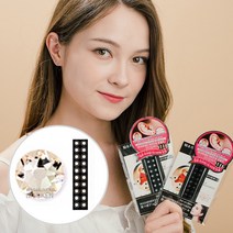 와사비네코 귀혈자리 이혈기석 귀마사지 귀지압 스와로브스키귀침 귀혈점 경락 이혈테라피 붓기 리프팅 다이어트 지압기 지압스티커 귀지압패치 귀지압스톤, S(2.5mm), 실크