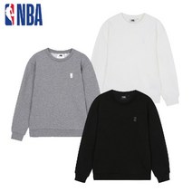 NBA 3종택1 남여공용 스몰로고 맨투맨 티셔츠 N221TS955P