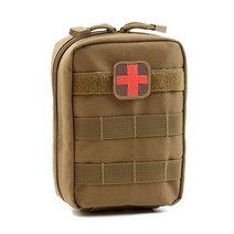 전술 Molle EDC 파우치 응급 처치 키트 의료 가방 전화 홀더 캠핑 생존 IFAK 가방 군사 사냥 액세서리 팩, 9.type3 tan