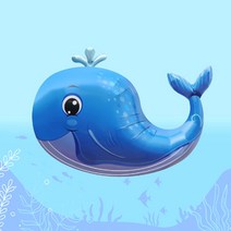 [파티지] 바다풍선 모음, S_E_귀욤_물뿜 고래